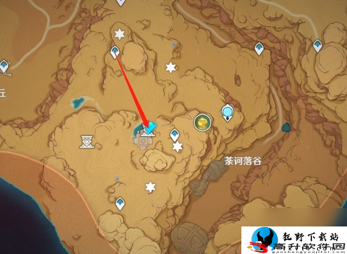 原神荼诃落谷左边圣章石地图在哪里介绍
